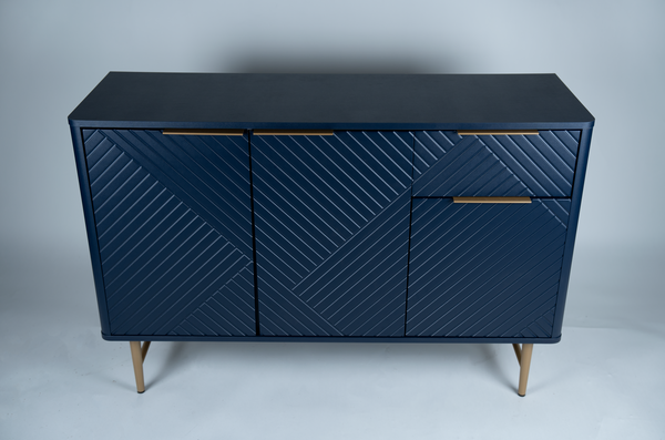 Navy Blue Credenza