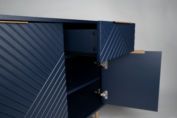 Navy Blue Credenza