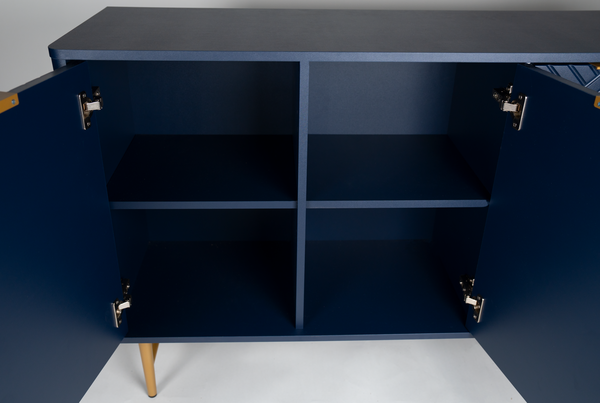 Navy Blue Credenza