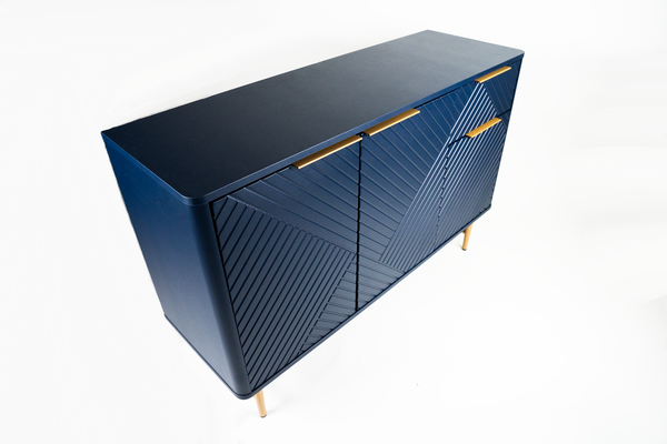 Navy Blue Credenza